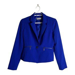 Kasper Women's Royal Blue Single Breasted Blazer